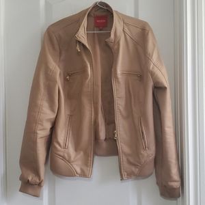 Guess faux leather jacket size m
